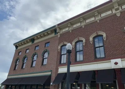 Exterior view of masonry upgrades at the Madison Country Fiscal Court project