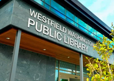 Exterior view of Westfield Washington Public Library