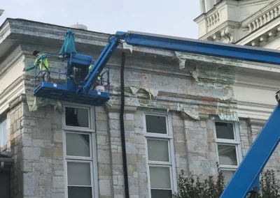 Masonry repairs being done to Anderson County courthouse