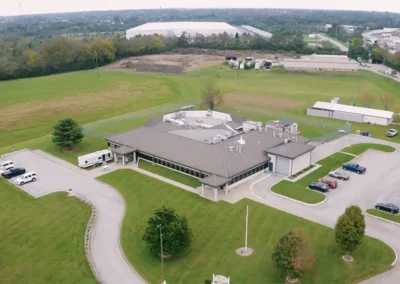 Aerial view at Woodford County project