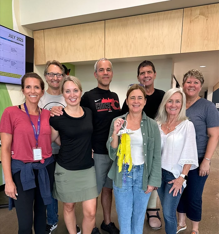 Group of Perfection team volunteering at Bethany's House