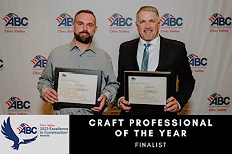 Perfection team accepting the Eagle award