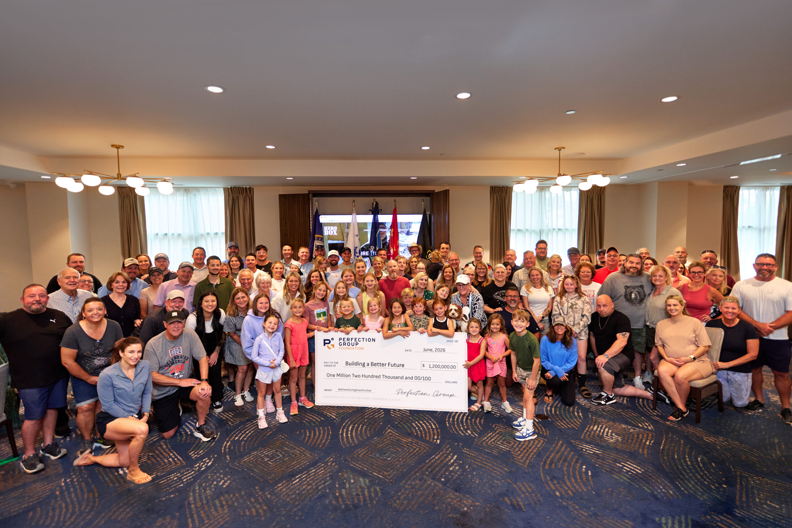 Perfection Group Foundation gives back 1.2 million - charity event