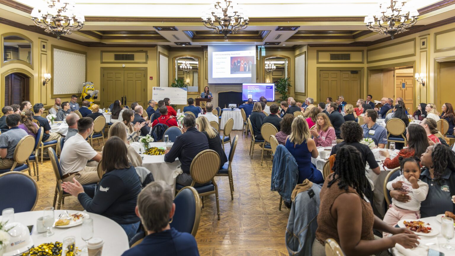 Guests at the 2026 Spirit of Construction Foundation scholarship breakfast at Kenwood Country Club
